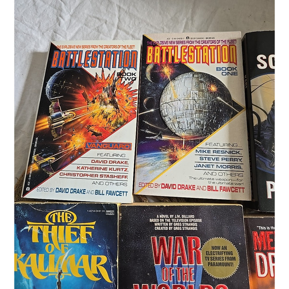 Lot of 6 Vintage Mixed Authors Fantasy Science Fiction Paperback Novel Books - Picture 2 of 5